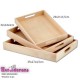 Wooden trays set of 3