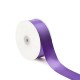 Single Face Satin Ribbon Purple 25mm x 50m