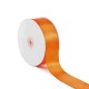 Single Face Satin Ribbon Orange 25mm x 50m