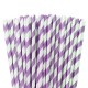 Levander paper striped straws