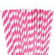 Fouschia paper striped straws